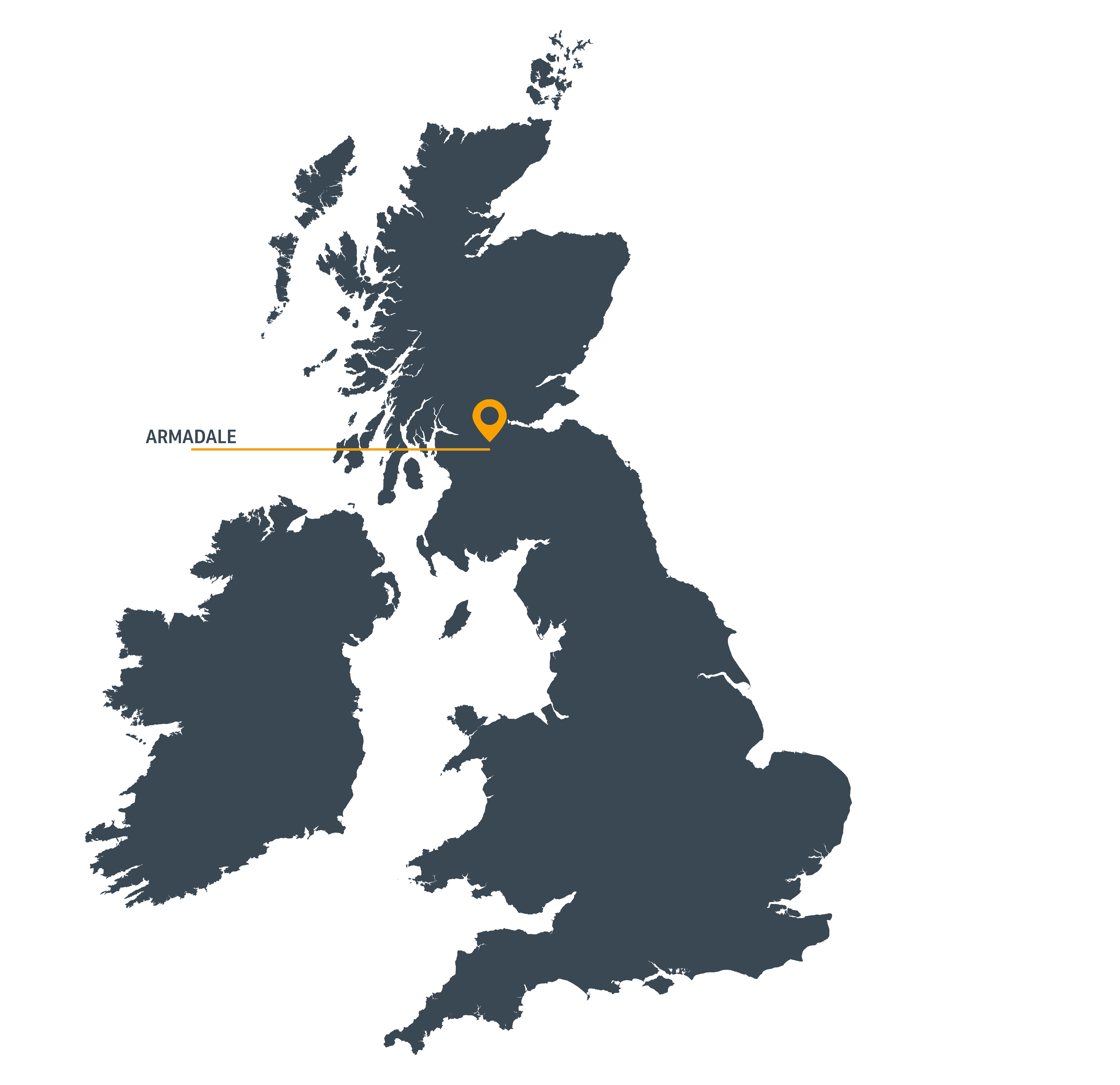 JBEngineering locations shown in the UK