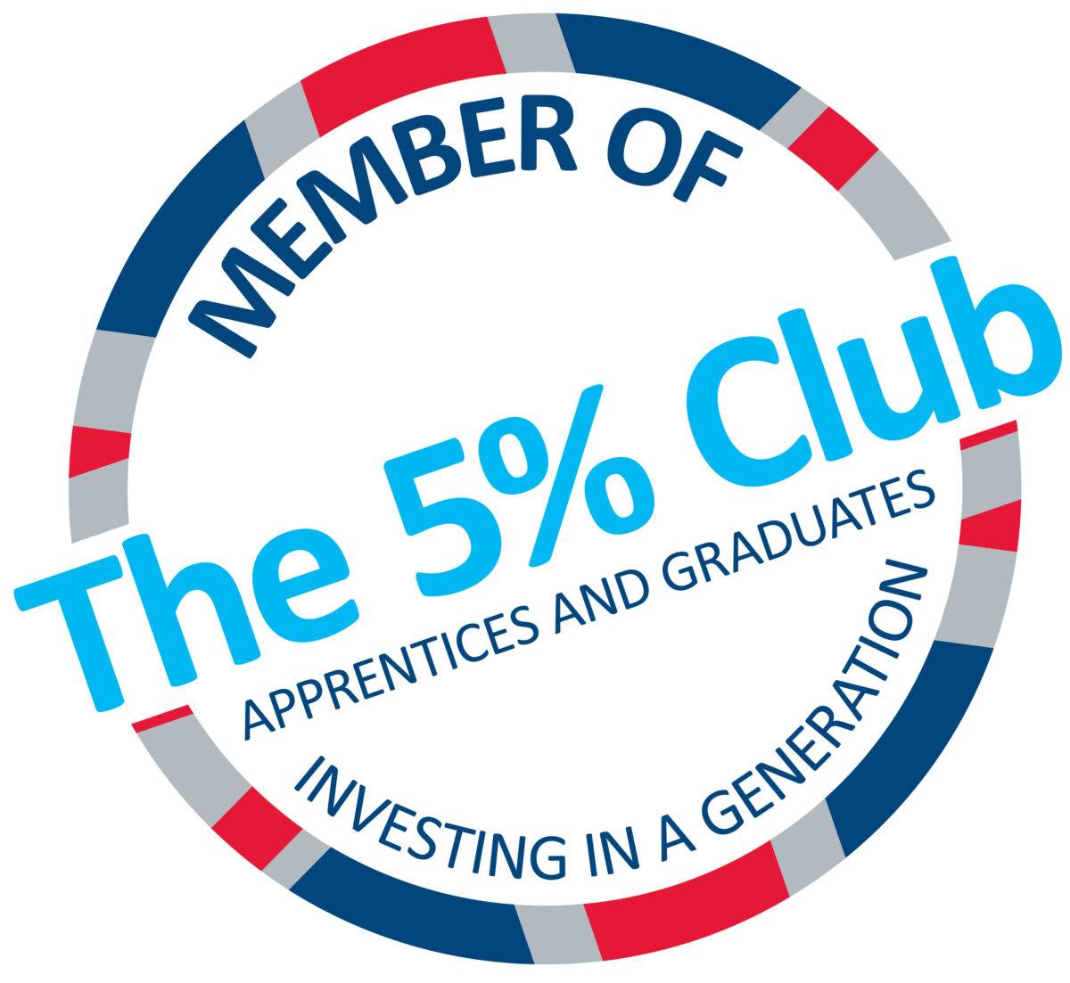 The 5% club logo